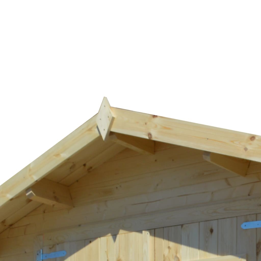 34 mm 4x4 m Garden House Shed Log Timber Cabin Solid Wood